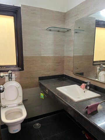 Bathroom in 3 BHK Builder Floor at Kohli One Malibu Town, Sector 47 – for Rent