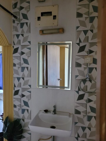 Bathroom in 2 BHK Apartment at Takshila CHS, Andheri East – for Rent