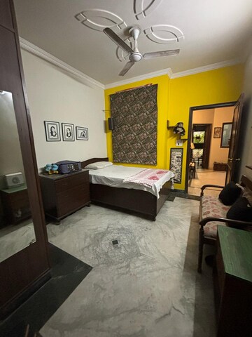 Living Room in 3 BHK Builder Floor at Bharat Vihar – for Sale