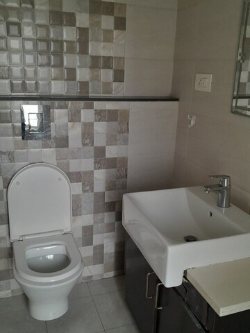 Bathroom in 3 BHK Apartment at Aparna Sarovar Grande, Nallagandla – for Rent