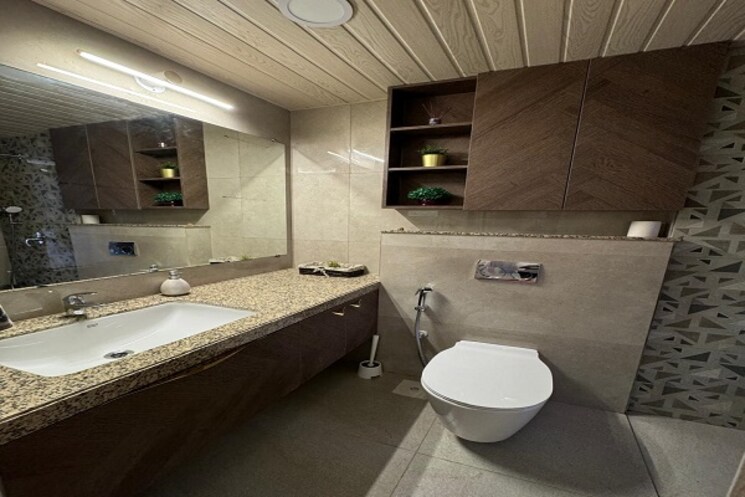 Attached Bathroom, the-wadhwa-atmosphere 2 Bedroom 750 Sq.Ft. Apartment In Mulund West Mumbai 9120098