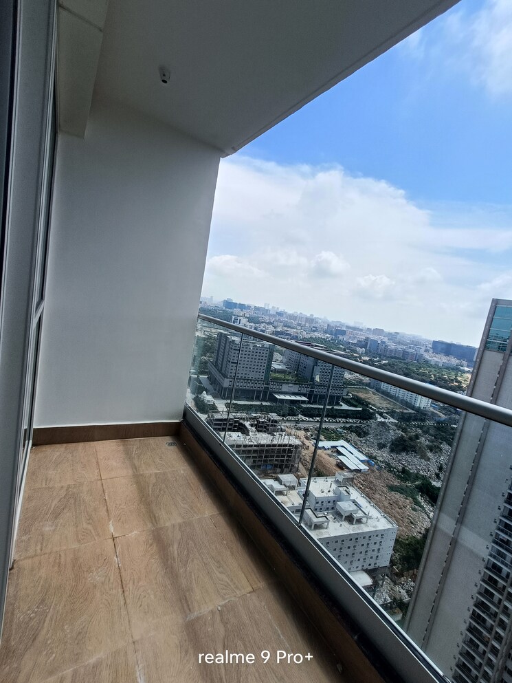 Balcony, aurobindo-kohinoor 3 Bedroom 2178 Sq.Ft. Apartment In Serilingampally Hyderabad 9120157