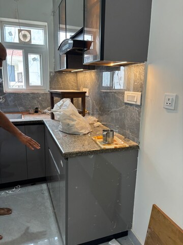 Kitchen in Studio Builder Floor at Sector 38 – for Rent