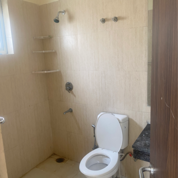 Bathroom in 3 BHK Apartment at Ansal Height 86, Nawada Fatehpur – for Rent