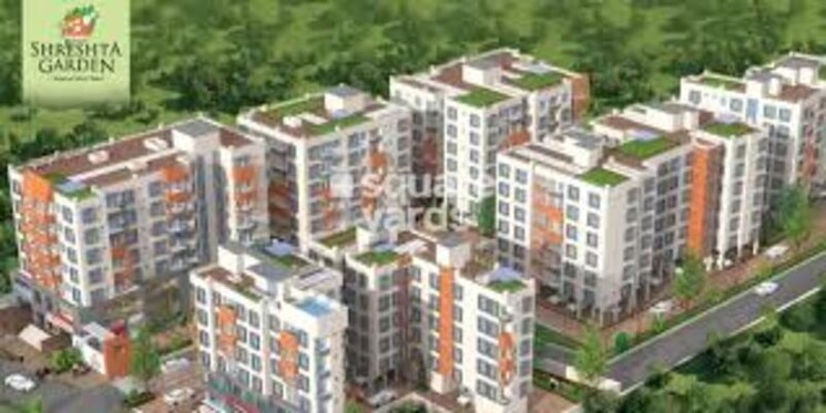 Exterior View, shreshta-garden-phase-i-ii 2 Bedroom 860 Sq.Ft. Apartment In Rajarhat Kolkata 9120238