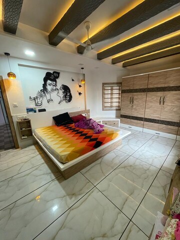 Master Bedroom in 3 BHK Apartment at Satellite – for Rent
