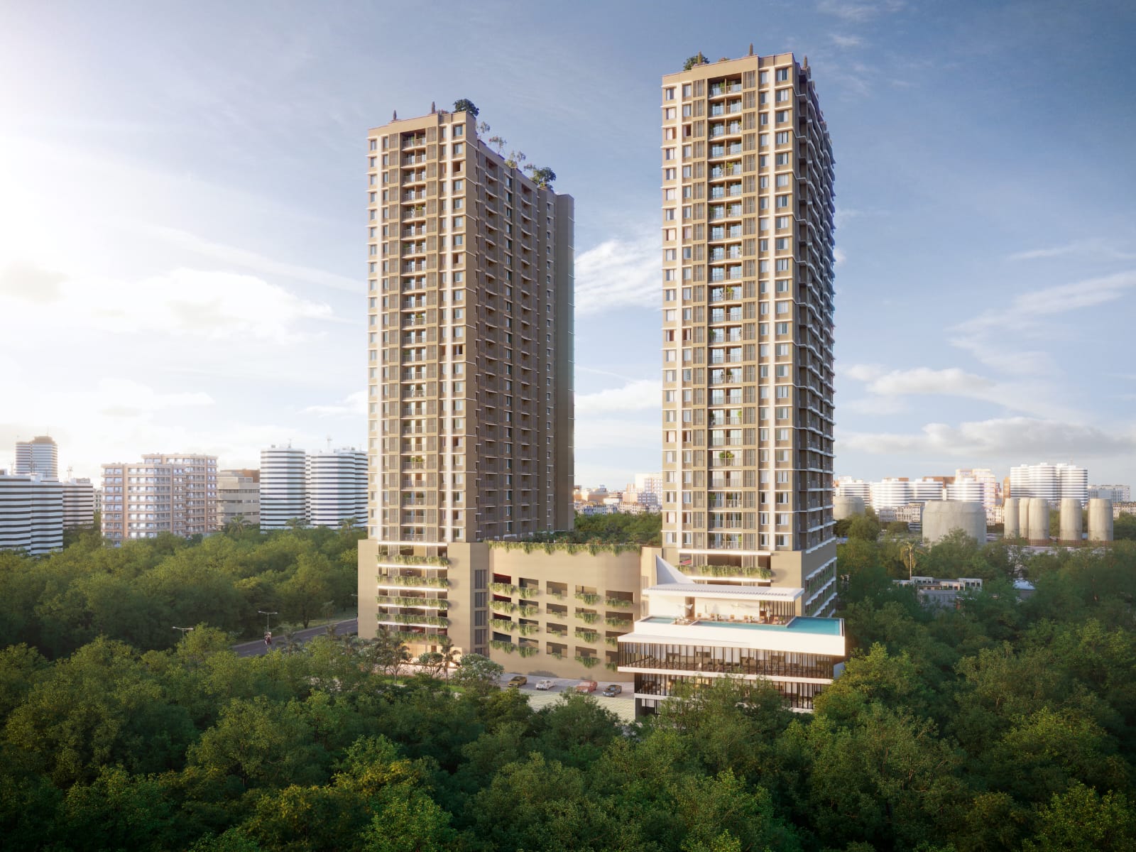 1 BHK + Pooja Room Apartment For Sale in Ajmera Crosstown One