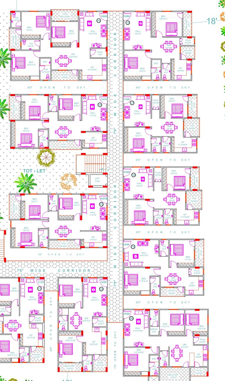 Master Plan, gajularamaram 2 Bedroom 1290 Sq.Ft. Apartment In Gajularamaram Hyderabad 9120529