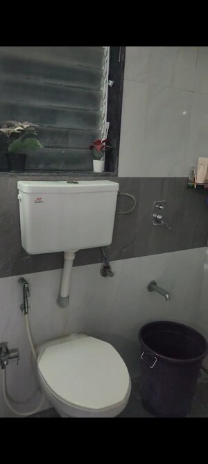 Attached Bathroom in 1 BHK Apartment at Ecohomes Winds, Bhandup West – for Rent