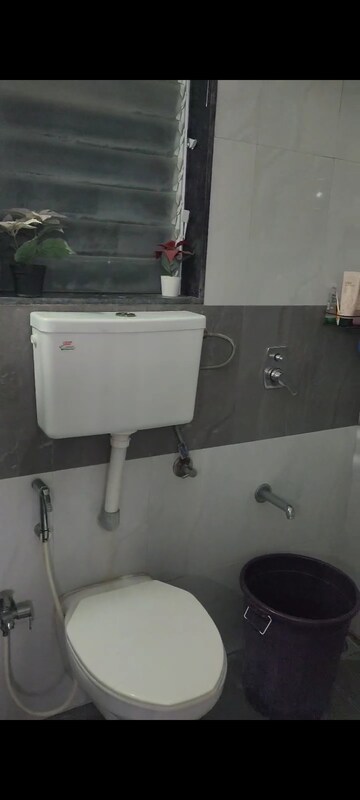 Attached Bathroom in 1 BHK Apartment at Ecohomes Winds, Bhandup West – for Rent