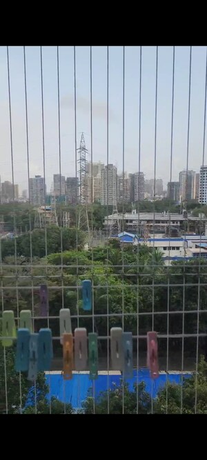 Balcony in 1 BHK Apartment at Ecohomes Winds, Bhandup West – for Rent