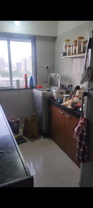 Kitchen in 1 BHK Apartment at Ecohomes Winds, Bhandup West – for Rent