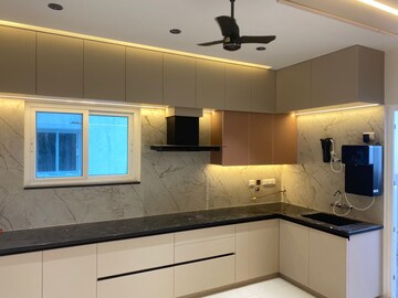 Kitchen in 3 BHK Apartment at Rajapushpa Provincia, Narsingi – for Rent