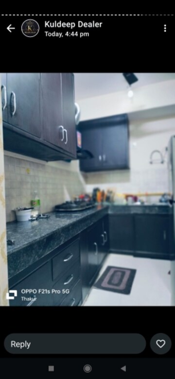 Kitchen in 3 BHK Builder Floor at BPTP Parkland Pride, Sector 77 – for Rent