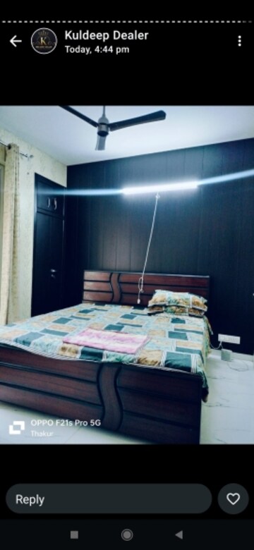 Bedroom in 3 BHK Builder Floor at BPTP Parkland Pride, Sector 77 – for Rent