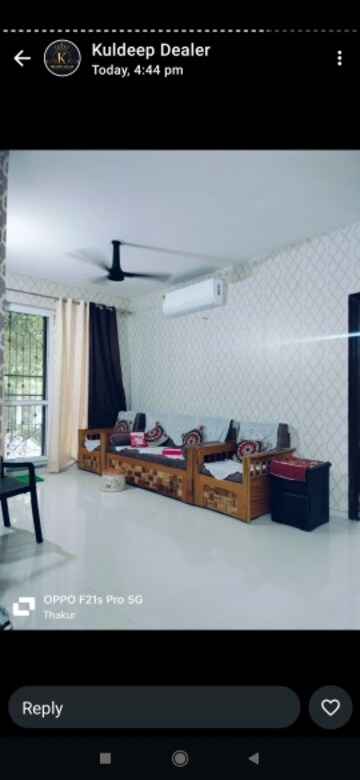 Living Room in 3 BHK Builder Floor at BPTP Parkland Pride, Sector 77 – for Rent