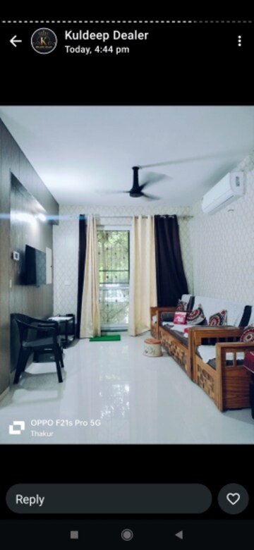 Living Room in 3 BHK Builder Floor at BPTP Parkland Pride, Sector 77 – for Rent