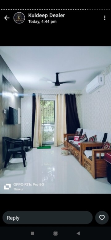 Living Room in 3 BHK Builder Floor at BPTP Parkland Pride, Sector 77 – for Rent