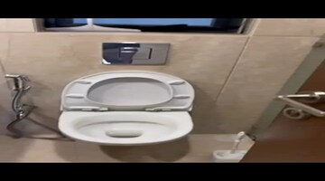 Bathroom in 3 BHK Apartment at Godrej Platinum Mumbai, Vikhroli East – for Rent