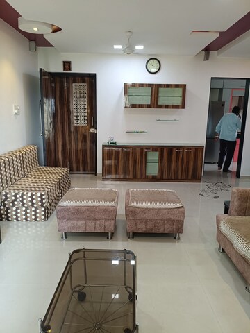 Living Room in 3 BHK Apartment at Rustomjee OZone, Goregaon West – for Rent