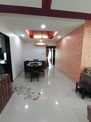 Living Room in 3 BHK Apartment at Rustomjee OZone, Goregaon West – for Rent