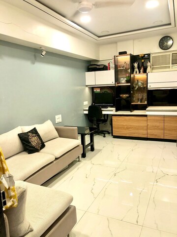 Living Room in 1 BHK Apartment at Bandra West – for Rent
