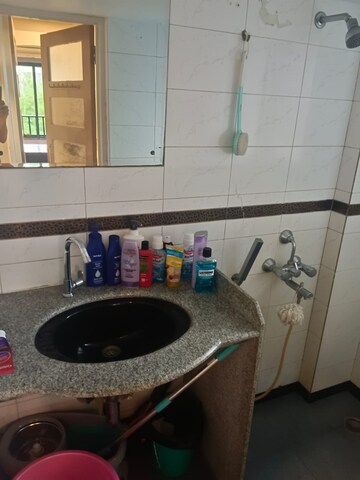 Bathroom in 1 BHK Apartment at Bandra West – for Rent