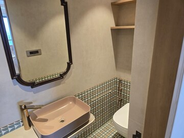 Bathroom in 3 BHK Apartment at Bandra West – for Rent