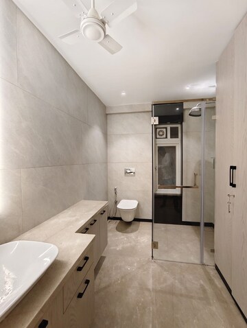 Bathroom in 3 BHK Apartment at Bandra West – for Rent