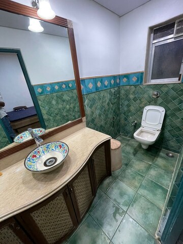 Bathroom in 4 BHK Apartment at Bandra West – for Rent