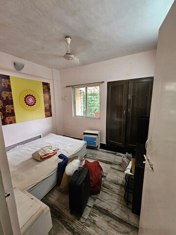 Bedroom in 2 BHK Apartment at Kanchan Pushp Society, Ghodbunder Road – for Rent
