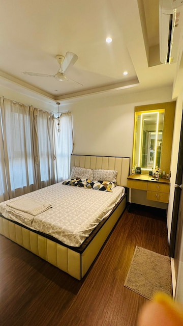 Bedroom in 2 BHK Apartment at Puraniks Kavya Dhara CHS, Dhokali – for Rent