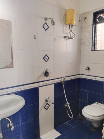 Attached Bathroom in 3 BHK Apartment at Jay Balaji CHS, Nerul Sector 6 – for Rent