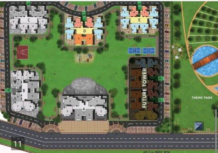 Master Plan, victoryone-central 2 Bedroom 1210 Sq.Ft. Apartment In Sector 12 Greater Noida Greater Noida 9120956