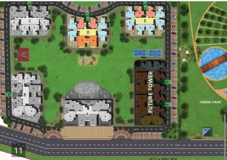 Master Plan, victoryone-central 2 Bedroom 1210 Sq.Ft. Apartment In Sector 12 Greater Noida Greater Noida 9120956