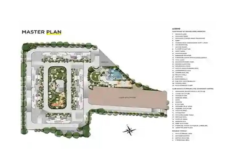 Master Plan, godrej-madison-avenue 4 Bedroom 2800 Sq.Ft. Apartment In Kokapet Hyderabad 9120971