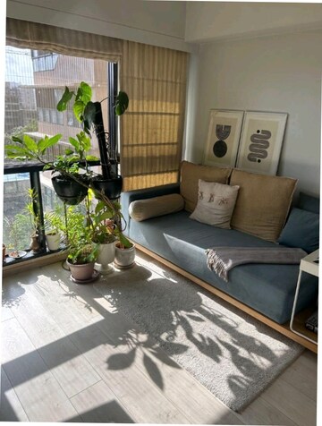 Living Room in 3 BHK Apartment at Kanakia Rainforest, Andheri East – for Rent
