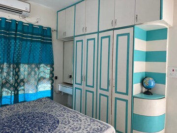 Bedroom in 3 BHK Apartment at Raviraj Tushar Garden, Pimple Saudagar – for Rent