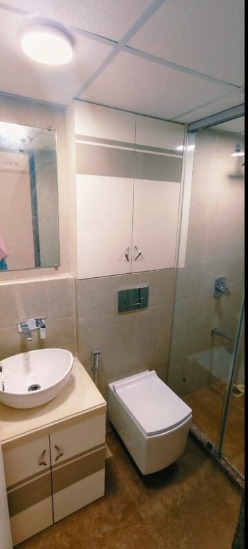Bathroom in 3 BHK Apartment at Kanakia Silicon Valley, Powai – for Rent