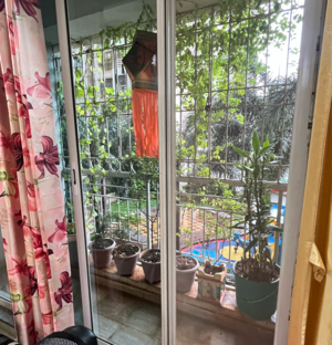 Balcony in 1 BHK Apartment at Delta Vrindavan, Gaurav Galaxy – for Sale