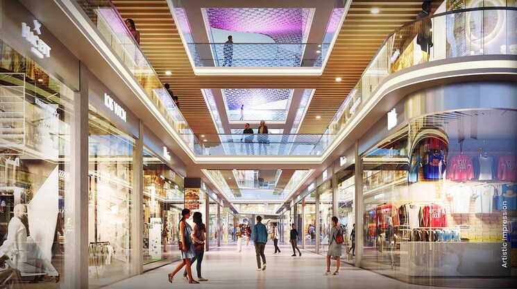 Exterior View, m3m-route-65 Commercial Shop 526 Sq.Ft. In Sector 65 Gurgaon 9121130