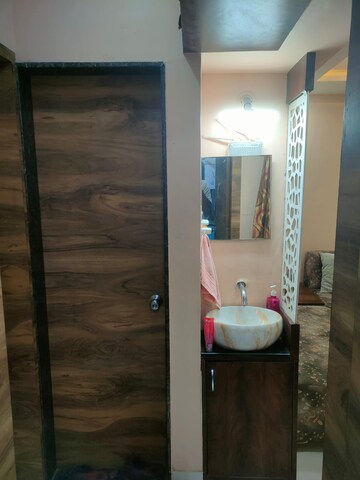 Bathroom in 2 BHK Apartment at KFP Chesterfield, Dhanori – for Rent