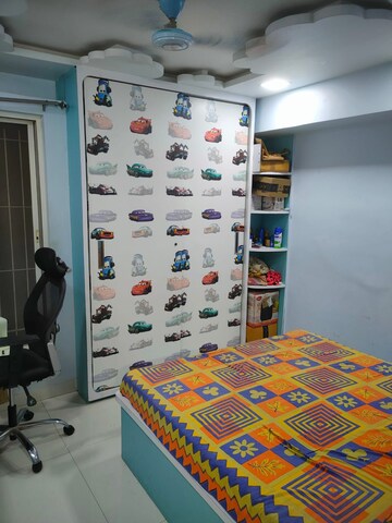 Bedroom in 2 BHK Apartment at KFP Chesterfield, Dhanori – for Rent