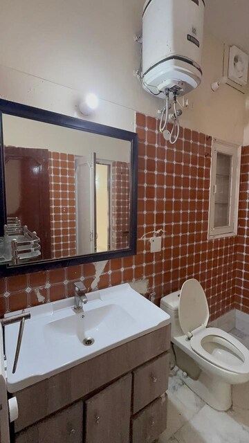 Kitchen in 3 BHK Builder Floor at Sukhdev Vihar – for Rent