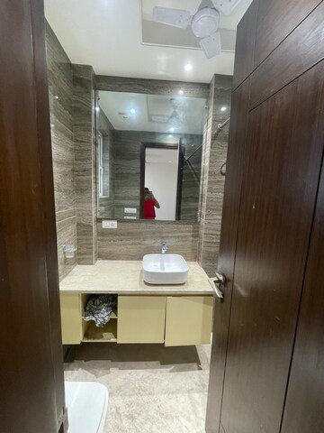 Bathroom in 3 BHK Builder Floor at Chittaranjan Park – for Rent