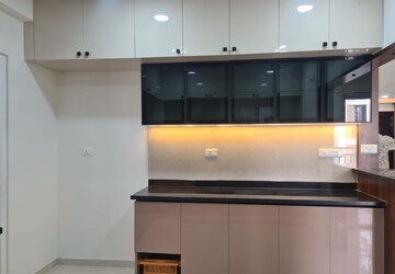 Kitchen in 3 BHK Apartment at Rajapushpa Provincia, Narsingi – for Rent