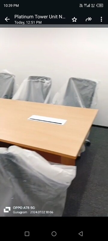 Team Area in  Office Space at Spaze Platinum Tower, Sector 47 – for Rent