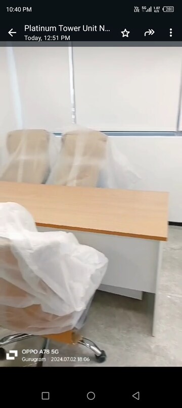 Bedroom in  Office Space at Spaze Platinum Tower, Sector 47 – for Rent