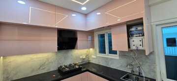Kitchen in 3 BHK Apartment at Rajapushpa Provincia, Narsingi – for Rent