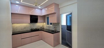 Kitchen in 3 BHK Apartment at Rajapushpa Provincia, Narsingi – for Rent